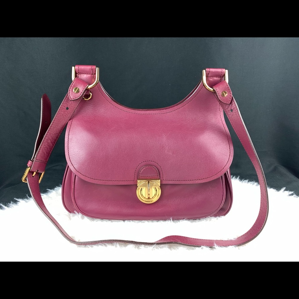 Authentic Tory Burch James Saddle Crossbody - Picture 5 of 8